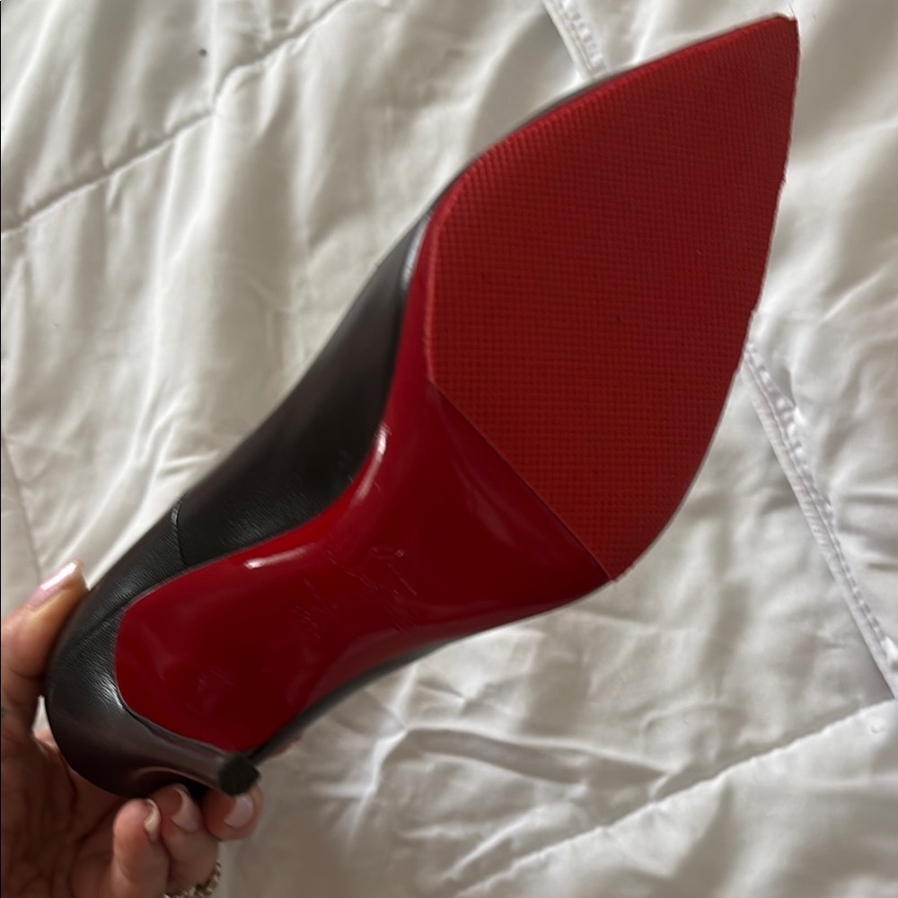 Elegant Black and Red Women's Heels